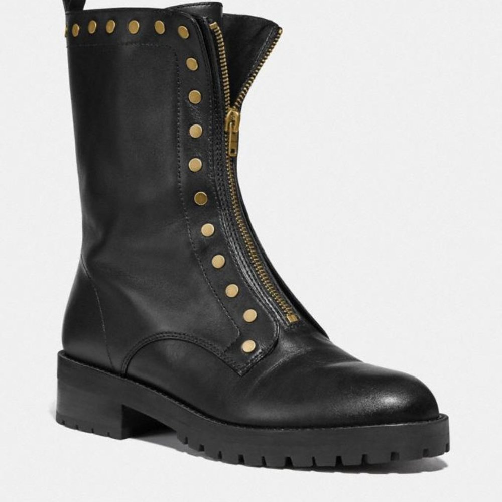 Coach Lara Combat Boots